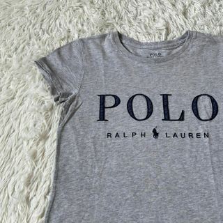 ポロラルフローレン(POLO RALPH LAUREN)の人気　ラルフローレン　ポロ　POLO ポニー　刺繍　Tシャツ　グレー(ポロシャツ)