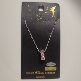 Disney - ディズニー ネックレス シルバー ピンク