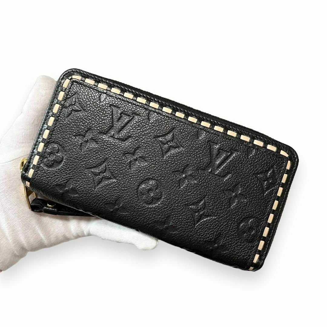LOUIS VUITTON - ✨新型✨　ルイヴィトン　ジッピーウォレット　アンプラント　ステッチ　av11