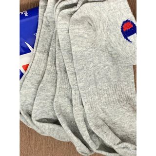 Champion ソックス　チャンピオン 靴下   ユニセックス　グレー7640(ソックス)