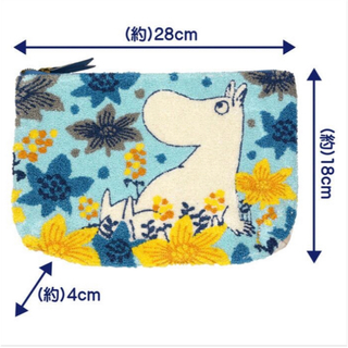 MOOMIN - 新品タグ付き　ムーミン(MOOMIN) サガラ刺繍 ポーチ