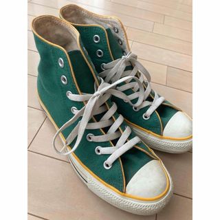 CONVERSE - converse コンバース　ハイカットシューズ　25.5センチ　緑