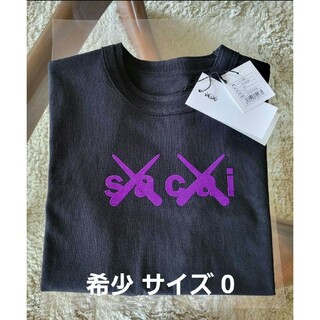 サカイ(sacai)のsacai kaws 新品タグ付き 希少0 Flock Print Tシャツ(Tシャツ(半袖/袖なし))
