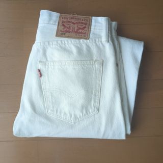 リーバイス(Levi's)のリーバイス501 LEVI'S メンズ ジーンズ ホワイトデニム W28 L32(デニム/ジーンズ)