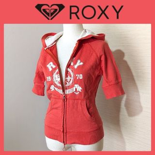 Roxy - ロキシー レディース 半袖 パーカー ROXY フード ジップアップパーカー