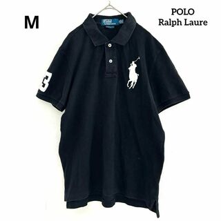 ポロラルフローレン(POLO RALPH LAUREN)のポロ ラルフローレン ポロシャツ 古着 ビックポニー 刺繍 綿 ゴルフ M(ポロシャツ)