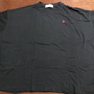 黒tシャツ　ブラックTシャツ(Tシャツ(半袖/袖なし))