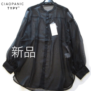 CIAOPANIC TYPY - 新品CIAOPANIC TYPY シアールーズシャツ/BK/チャオパニック