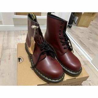 ドクターマーチン(Dr.Martens)の新品未使用Dr.Martens 1460 8ホールCHERRY RED  UK8(ブーツ)