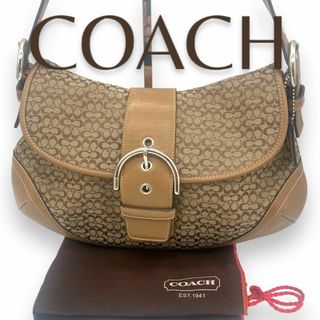 コーチ(COACH)のCOACH コーチ ショルダーバッグ ソーホー フラップ シグネチャー レザー(ショルダーバッグ)