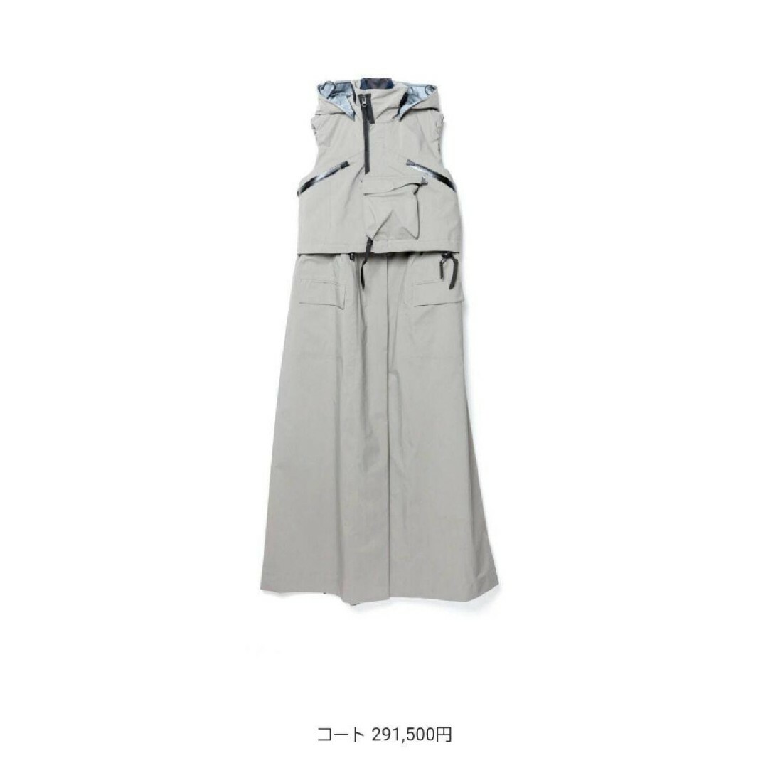 sacai - sacai ACRONYM 291,500円 レア希少 コートドレス サイズ sacai - sacai ACRONYM 291,500円 レア希少 コートドレス サイズ