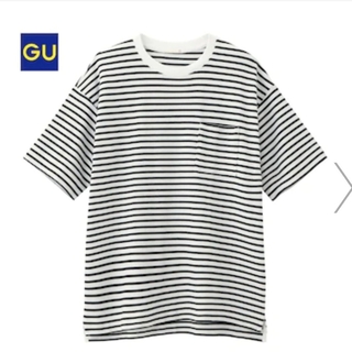 ジーユー(GU)のボーダーT   ビッグサイズ　GU　ジーユー(Tシャツ/カットソー(半袖/袖なし))