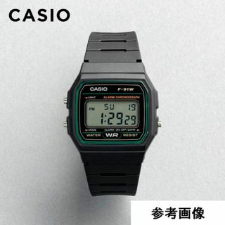 CASIO - CASIO 腕時計 グリーン緑 チープカシオ F-91W-3