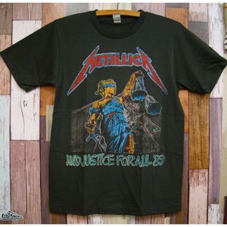 XL★新品メタル・ジャスティス 1989ツアー【メタリカ】バンドTシャツ