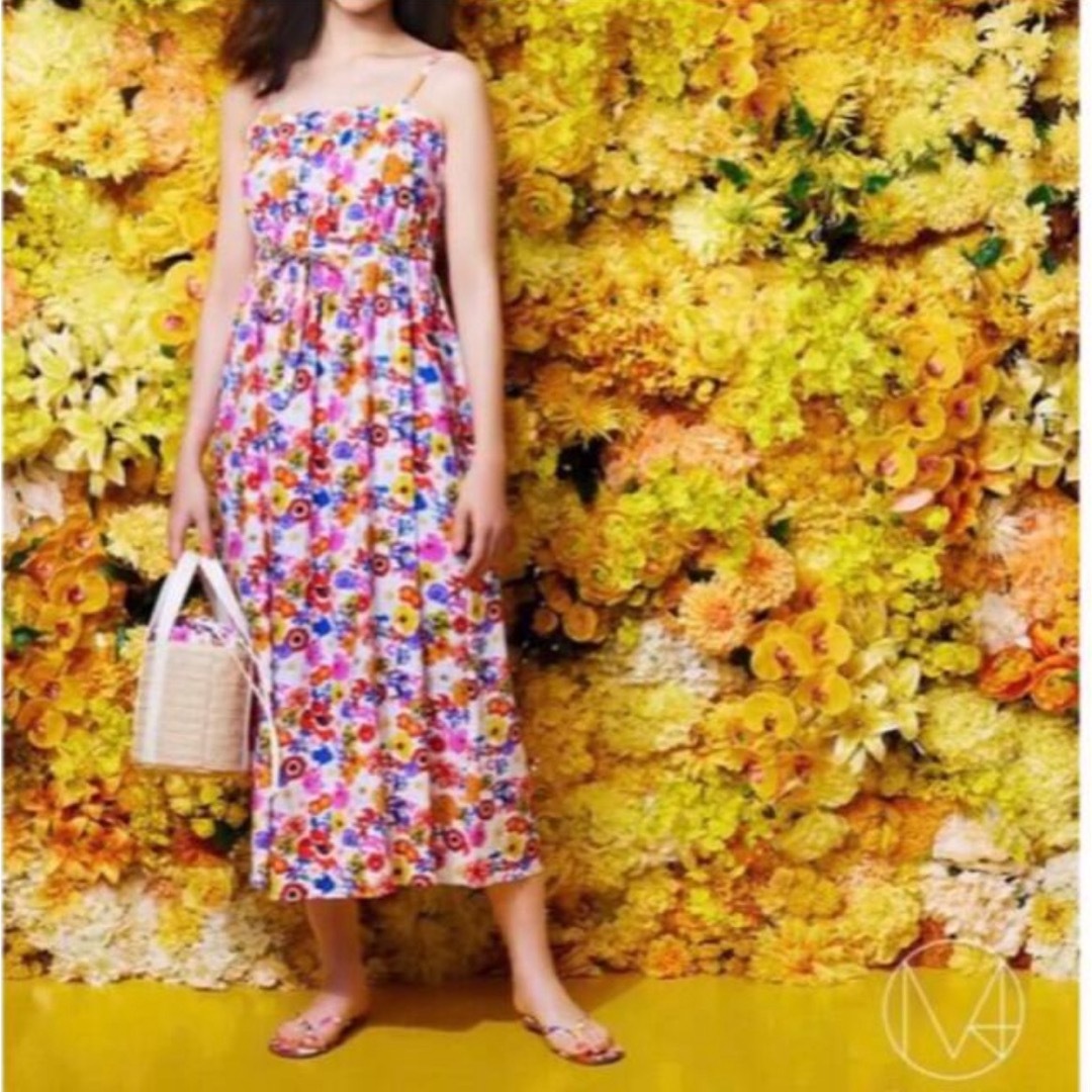 GU(ジーユー)のGUx蜷川実花 コラボワンピース レディースのワンピース(ロングワンピース/マキシワンピース)の商品写真