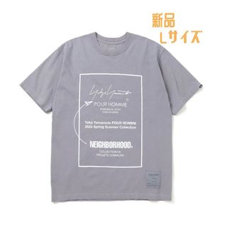 ヨウジヤマモト(Yohji Yamamoto)のヨウジヤマモト× ネイバーフッド Print Ｔシャツ グレー L(Tシャツ(半袖/袖なし))