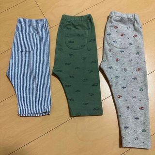 ユニクロ(UNIQLO)のユニクロ ベビーレギンス 7分丈 10分丈 セット80cm(パンツ)