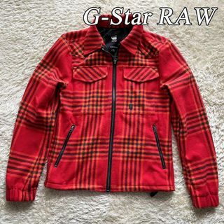 ジースター(G-STAR RAW)のG-STER RAW ジースターロウ チェック オーバーシャツジャケット XS(ブルゾン)