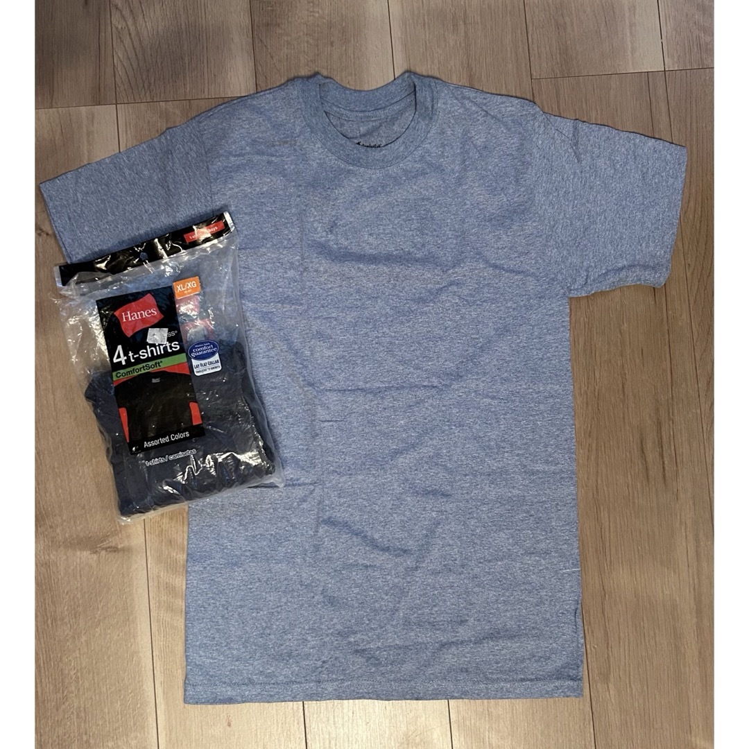 Hanes(ヘインズ)のHanes 半袖Tシャツ3個パック ジュニアL キッズ/ベビー/マタニティのキッズ服男の子用(90cm~)(Tシャツ/カットソー)の商品写真