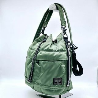 PORTER - 美品 PORTER PX TANKER 2way TOOL BAG グリーン