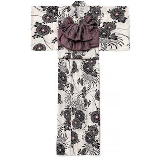 グレイル(GRL)のGRL 浴衣 帯セット 菊 花柄 フラワー レトロ 大人 古典 新作yukata(浴衣)