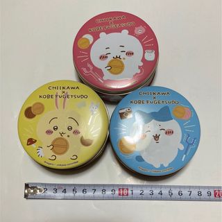 チイカワ(ちいかわ)の ちいかわ　お菓子　缶　神戸風月堂　コラボ　ゴーフル　3点セット(キャラクターグッズ)