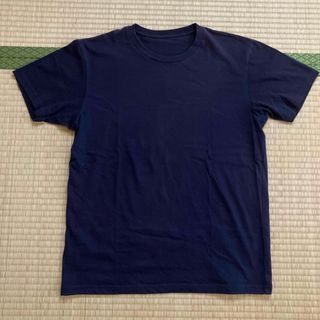 ユニクロ(UNIQLO)のユニクロ☆ クルーネックT  Tシャツ  半袖　ネイビー　紺(Tシャツ/カットソー(半袖/袖なし))