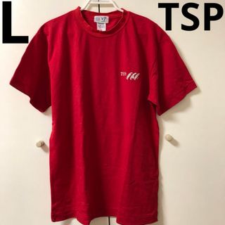 TSP 卓球　Tシャツ 赤　Lサイズ