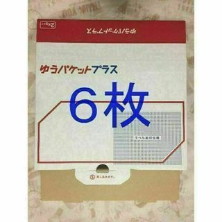 【割引】ゆうパケットプラス専用箱6枚(印刷物)