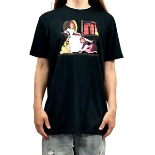 新品 シンデレラ ガラスの靴 ブラック ディズニー プリンセス パロディTシャツ(Tシャツ/カットソー(半袖/袖なし))