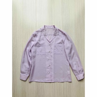 薄紫のシャツ　(シャツ/ブラウス(長袖/七分))