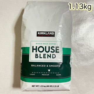 カークランド(KIRKLAND)のカークランドシグネチャー ハウスブレンド 珈琲豆 1.13kg(コーヒー)