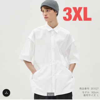 アンダーカバー(UNDERCOVER)のGU UNDERCOVER ジップポケットシャツ アンダーカバー　3XL(シャツ)