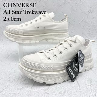 コンバース(CONVERSE)の【未使用】コンバース ALL STAR トレックウェーブ 白 キャンバス 厚底(スニーカー)