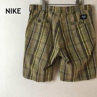 ナイキ(NIKE)のi1 NIKE ショートパンツ　ハーフパンツ　チェック柄シャツ　Mメンズ(ショートパンツ)