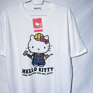 サンリオ - 新品 Tシャツ XL キティ サンリオ 半袖 カットソー キティちゃん 黒目線