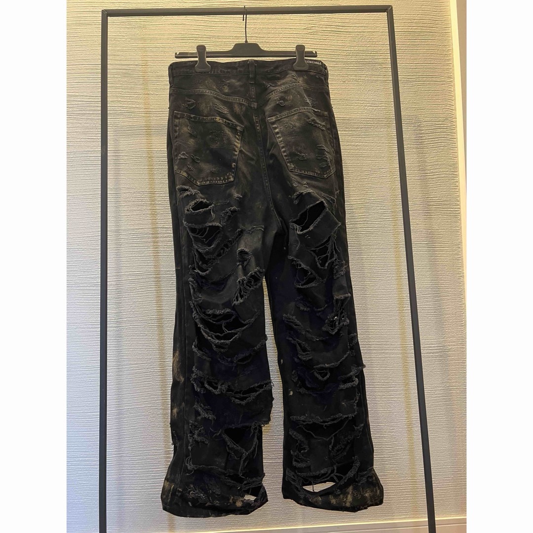 BALENCIAGA - BALENCIAGA SUPER DESTROYED BAGGY デニムの通販 BALENCIAGA - BALENCIAGA SUPER DESTROYED BAGGY デニムの通販
