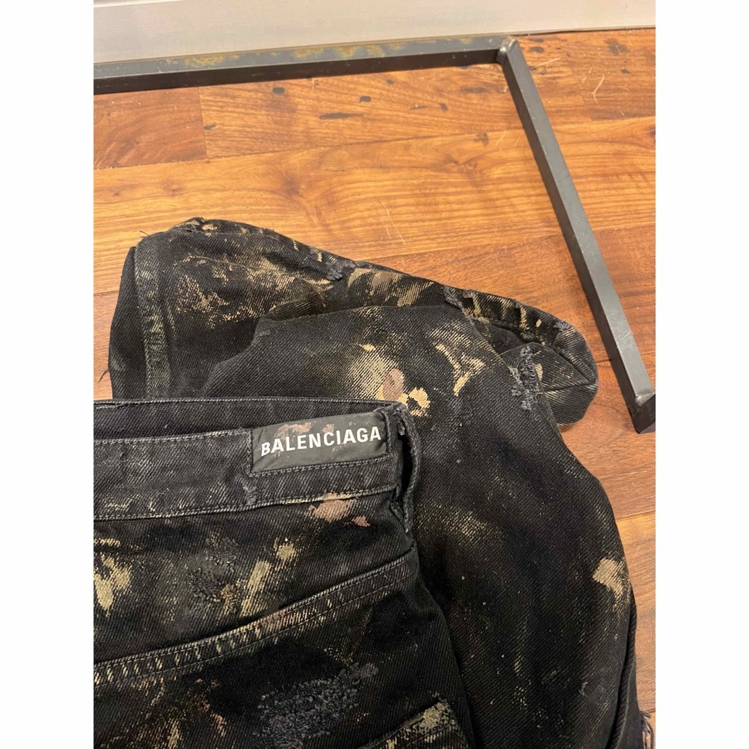 BALENCIAGA - BALENCIAGA SUPER DESTROYED BAGGY デニムの通販 BALENCIAGA - BALENCIAGA SUPER DESTROYED BAGGY デニムの通販