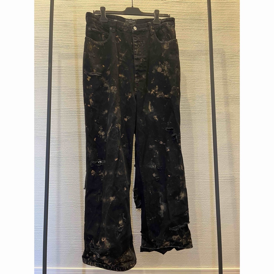 BALENCIAGA - BALENCIAGA SUPER DESTROYED BAGGY デニムの通販 BALENCIAGA - BALENCIAGA SUPER DESTROYED BAGGY デニムの通販