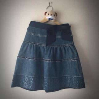 トゥービーシック(TO BE CHIC)のトゥービーシックのデニムスカート(ひざ丈スカート)