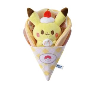 ポケモン(ポケモン)のタカラトミー ポケモン ポケピース くるくるクレープぬいぐるみ ピカチュウ(キャラクターグッズ)