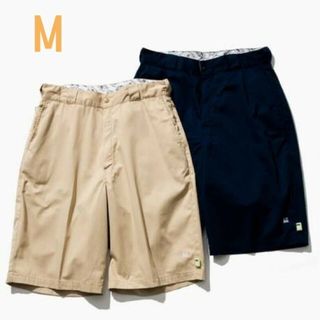 ビームス(BEAMS)のBEAMS SSZ × AH ツイルワークショーツ ネイビー M(ショートパンツ)