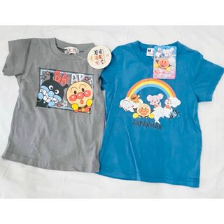 アンパンマン(アンパンマン)の【新品】アンパンマン フワリー バイキンマン Tシャツ 90cm 2枚セット(Tシャツ/カットソー)