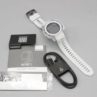 ガーミン(GARMIN)の【美品】GARMIN Instinct 2S Dual Power Surf Edition 010-02564-43 スマートウォッチ ガーミン インスティンクト 本体(腕時計(デジタル))