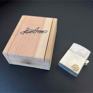 ゴローズ(goro's)の［中古］正規品　kenshiro k18ローズ付き　オイルライター　Zippo (タバコグッズ)