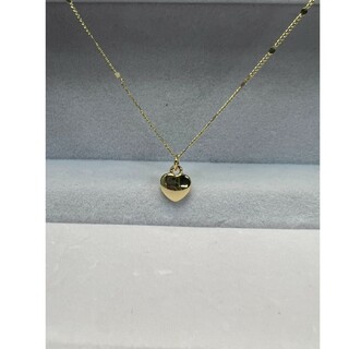 【レッド】color heart necklace R5N015(ネックレス)