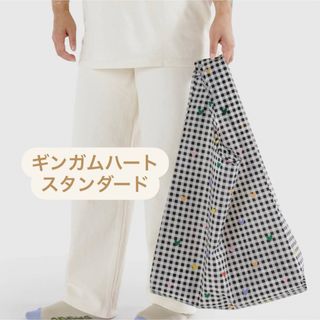 BAGGU - 【BAGGU】 ギンガム ハート スタンダード バグー Standard