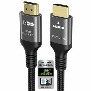 【サイズ:1メートル】Ubluker 10k 8k 4k HDMI 2.1 ケー(その他)