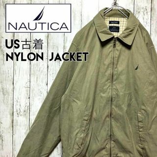 ノーティカ(NAUTICA)の☆希少カラーUS古着ノーティカ ナイロンジャケット 刺繍ロゴy2k 【b76】(その他)