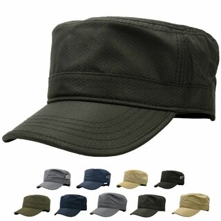 【色: ブラック】RF ワークキャップ メンズ 大きいサイズ 帽子 ミリタリー (その他)